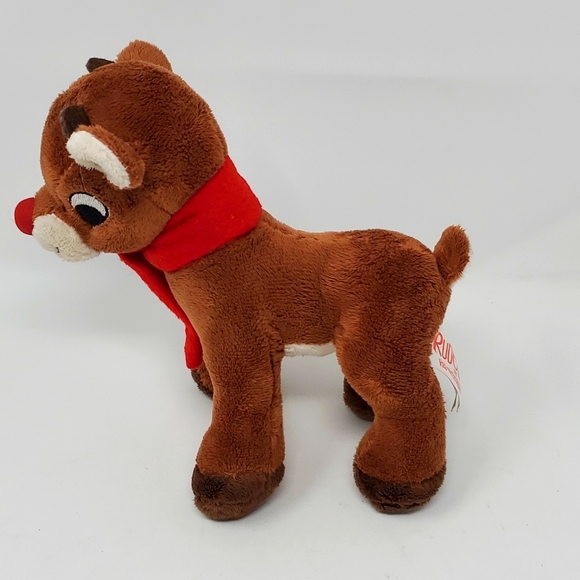 Chrismas Rudolph The Red Nosed Reindeer  Plush 7" Stuffed Animal Toy - Picture 1 of 8